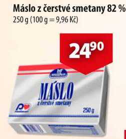 Máslo z čerstvé smetany 82%, 250 g