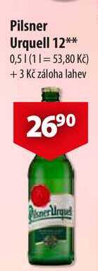 Pilsner Urquell 12**, 0,51