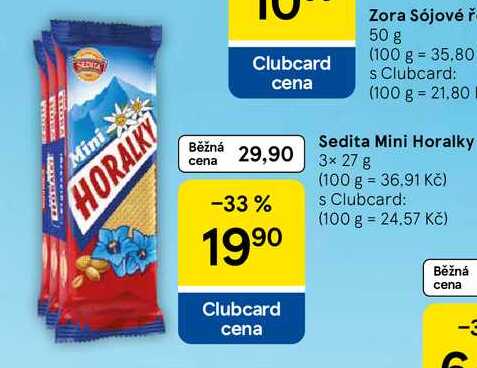 Sedita Mini Horalky, 3× 27 g