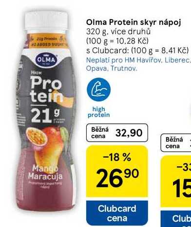 Olma Protein skyr nápoj, 320 g, více druhů