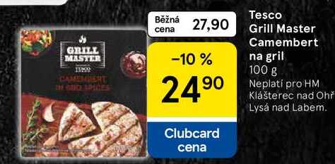 Tesco Grill Master Camembert na gril, 100 g 