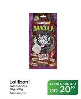 Lolliboni cukrová vata 50g 60g