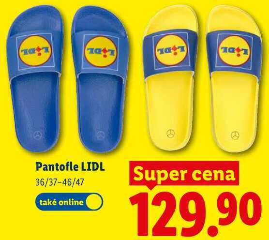 Pantofle LIDL 