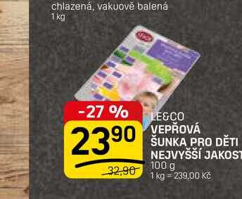 VEPŘOV ŠUNKA PRO DĚTI NEJVYŠŠÍ JAKOST 100 g