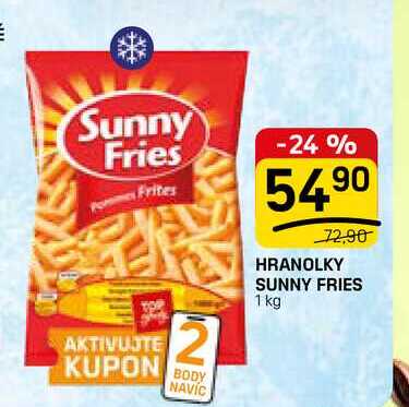 HRANOLKY SUNNY FRIES 1 kg