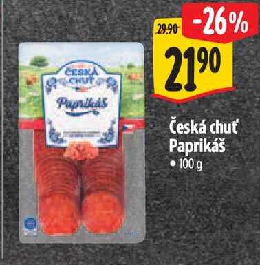 Česká chuť Paprikáš, 100 g