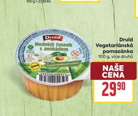 Druid Vegetariánská pomazánka 100 g
