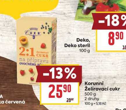 Korunní Želírovací cukr 500 g