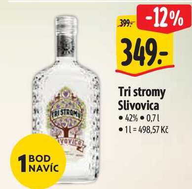 Tri stromy Slivovica, 0,71