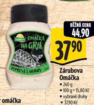 Zárubova Omáčka, 240 g
