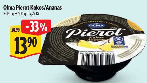 Olma Pierot Kokos/Ananas, 150 g