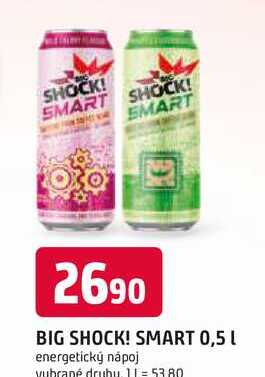 BIG SHOCK! SMART 0,5 L energetický nápoj