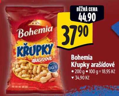 Bohemia Křupky arašídové, 200 g 
