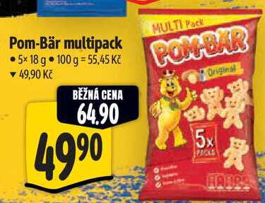Pom-Bär multipack, 5x 18 g