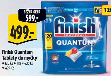Finish Quantum Tablety do myčky, 120 ks