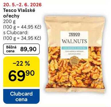 Tesco Vlašské ořechy, 200 g