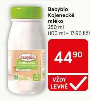 Babybio Kojenecké mléko, 250 ml