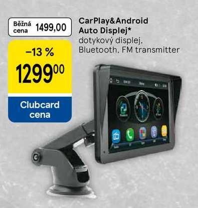 CarPlay&Android Auto Displej, dotykový displej. Bluetooth. FM transmitter