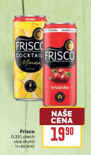 Frisco míchaný nápoj 330ml, plech