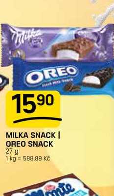 MILKA SNACK | OREO SNACK 27 g