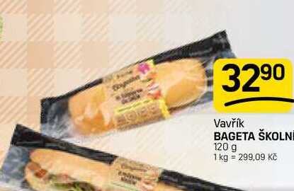 BAGETA ŠKOLNí 120 g