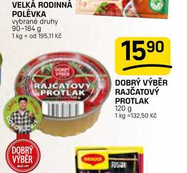 DOBRÝ VÝBĚR RAJČATOVÝ PROTLAK 120 g