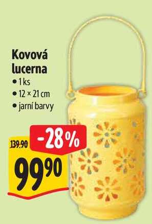 Kovová lucerna 