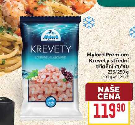 Mylord Premium Krevety střední třídění 71/90 225/250 g