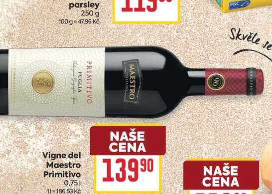 Vigne del Maestro Primitivo 0,75l