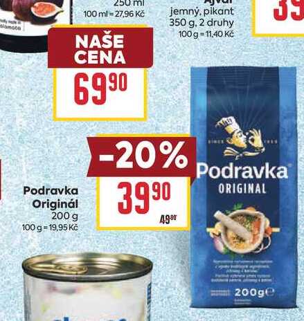 Podravka Originál 200 g