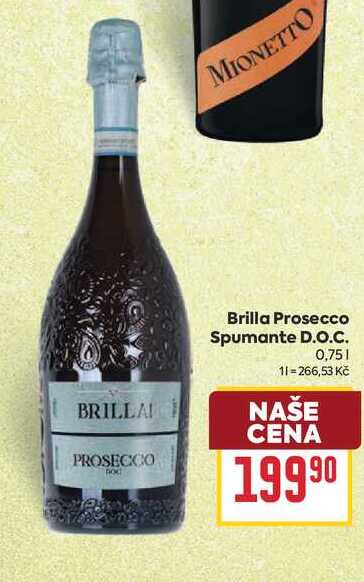 Brilla Prosecco Spumante D.O.C. 0,75l