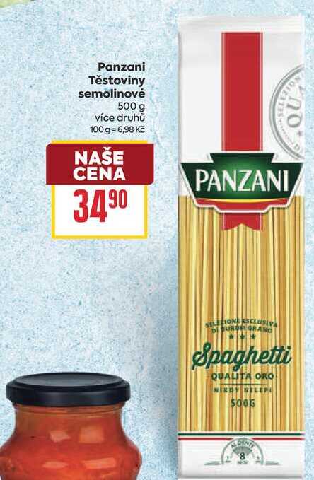Panzani Těstoviny semolinové 500 g 