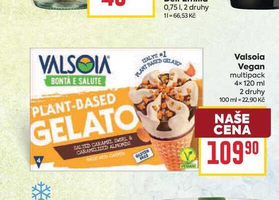 Valsoia Vegan multipack 4× 120 ml