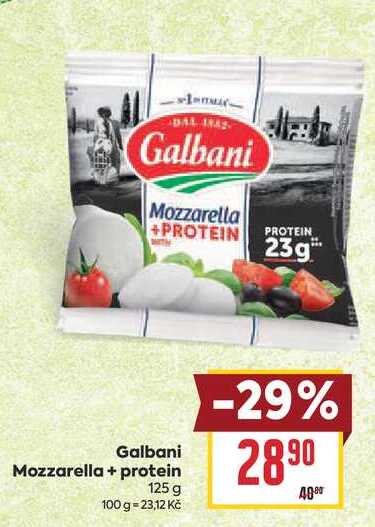 Galbani Mozzarella + protein 125g