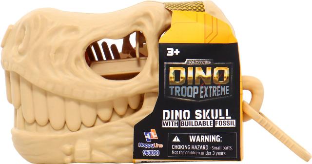 Dinosauří lebka se sestavitelnou fosilií