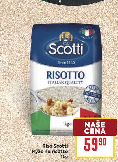 Riso Scotti Rýže na risotto 1 kg