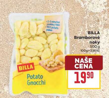 BILLA Bramborové noky 500 g