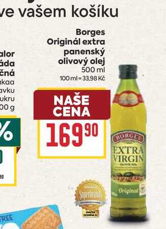Borges Originál extra panenský olivový olej 500 ml