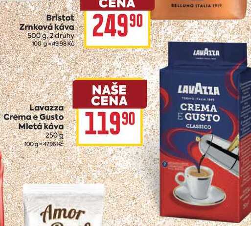 Lavazza Crema e Gusto Mletá káva 250 g