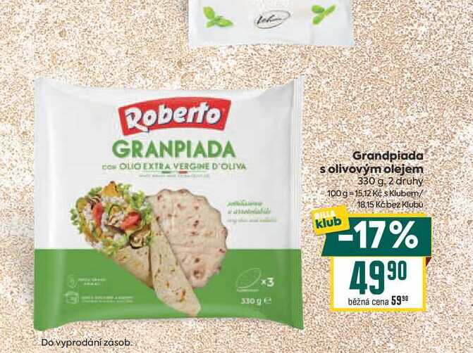 Grandpiada s olivovým olejem 330 g
