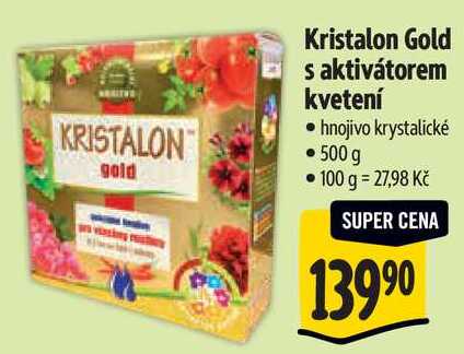 Kristalon Gold s aktivátorem kvetení,, 500 g