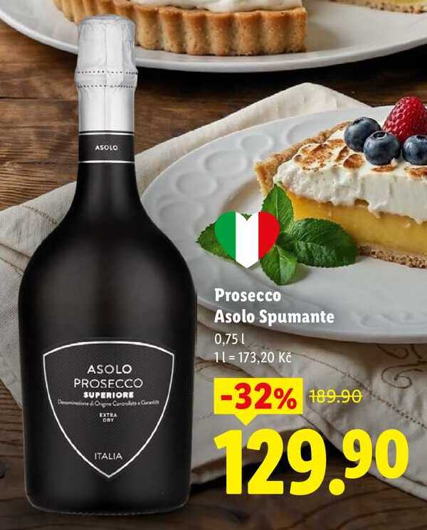 Prosecco Asolo Spumante, 0,75 1