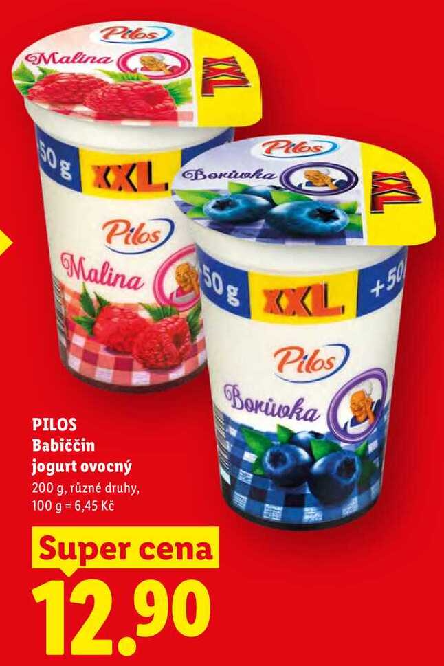 PILOS Babiččin jogurt ovocný, 200 g