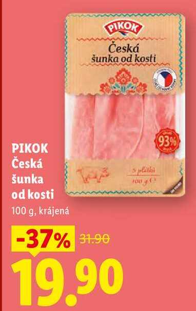 PIKOK Česká šunka od kosti, 100 g