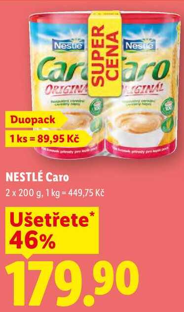 NESTLÉ Caro, 2 x 200 g