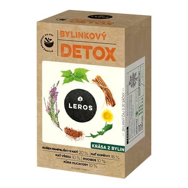 Leros Bylinkový Detox, bylinný čaj