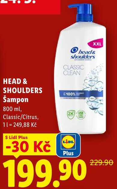 HEAD & SHOULDERS Šampon, 800 ml