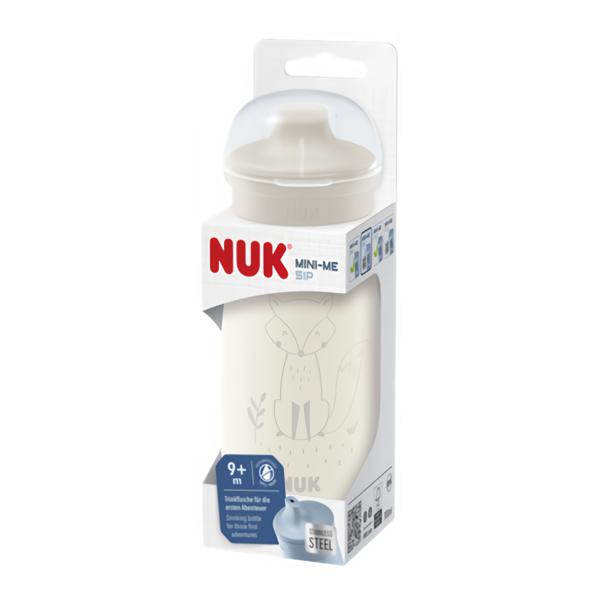 NUK Láhev Mini-Me Sip nerez 300 ml ( 9+ m.) béžová