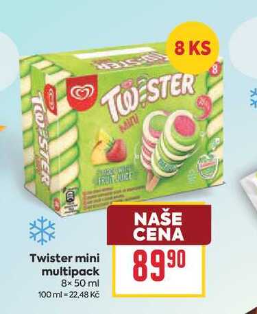Twister mini multipack 8x 50 ml