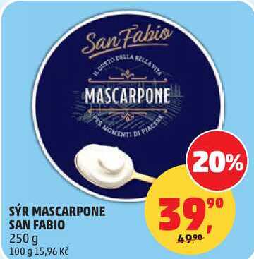 SÝR MASCARPONE SAN FABIO, 250 g 